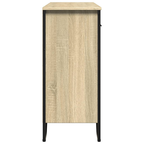 Dressoir 97x32,5x74,5 cm bewerkt hout sonoma eikenkleurig - AllerleiShop