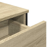 Dressoir 97x32,5x74,5 cm bewerkt hout sonoma eikenkleurig - AllerleiShop