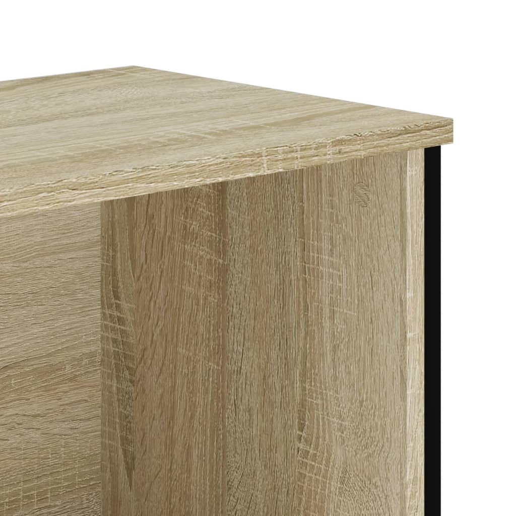 Schoenenkast 90x38x45,5 cm bewerkt hout sonoma eikenkleurig - AllerleiShop