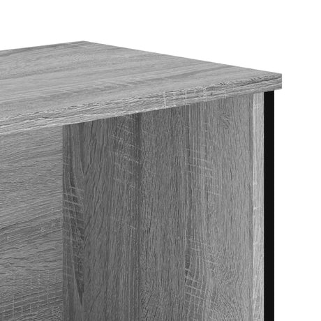 Schoenenkast 90x38x45,5 cm bewerkt hout grijs sonoma eikenkleur - AllerleiShop