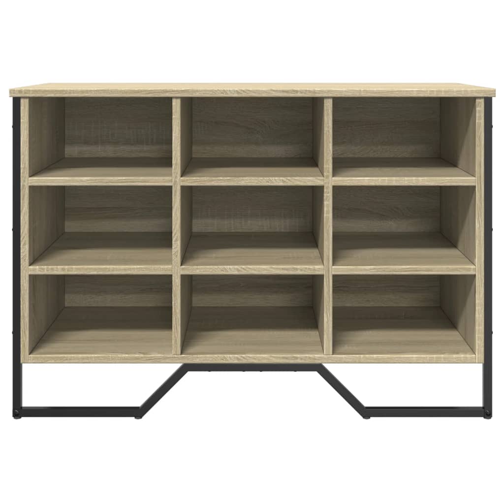 Schoenenkast 90x38x61,5 cm bewerkt hout sonoma eikenkleurig - AllerleiShop