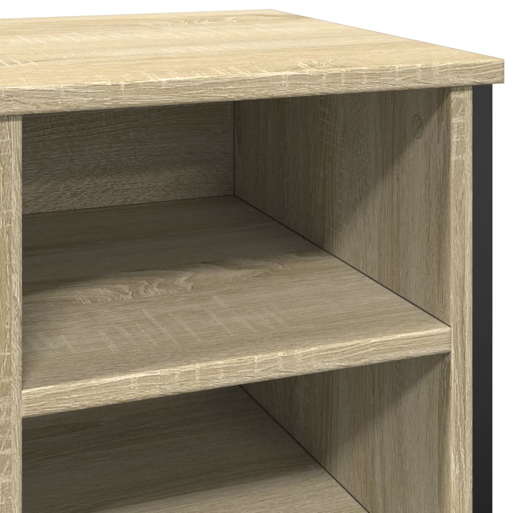 Schoenenkast 90x38x61,5 cm bewerkt hout sonoma eikenkleurig - AllerleiShop