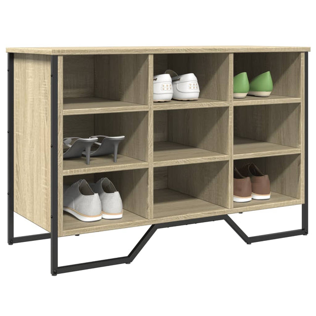 Schoenenkast 90x38x61,5 cm bewerkt hout sonoma eikenkleurig - AllerleiShop