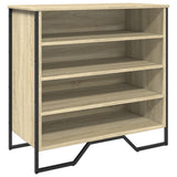 Schoenenkast 80x38x78 cm bewerkt hout sonoma eikenkleurig - AllerleiShop