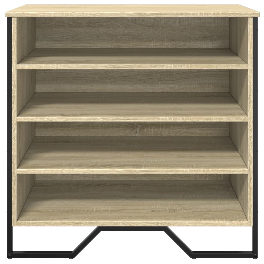 Schoenenkast 80x38x78 cm bewerkt hout sonoma eikenkleurig - AllerleiShop