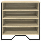 Schoenenkast 80x38x78 cm bewerkt hout sonoma eikenkleurig - AllerleiShop