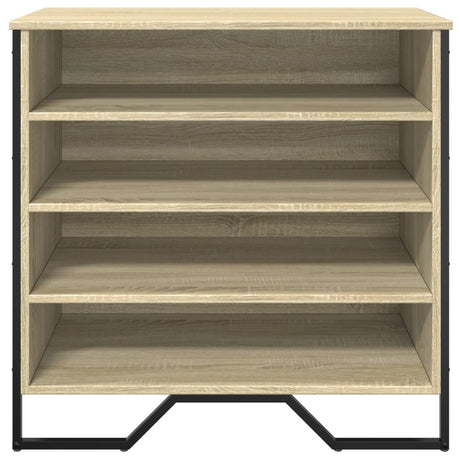 Schoenenkast 80x38x78 cm bewerkt hout sonoma eikenkleurig - AllerleiShop