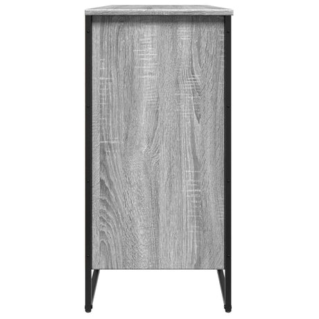 Schoenenkast 80x38x78 cm bewerkt hout grijs sonoma eikenkleurig - AllerleiShop