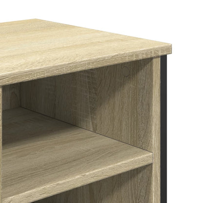 Wastafelkast 91x35x60 cm bewerkt hout sonoma eikenkleurig - AllerleiShop