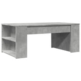Salontafel 102x55x42 cm bewerkt hout betongrijs