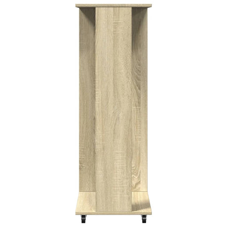 Kledingkast met wielen 102x38x110 cm bewerkt hout sonoma eiken - AllerleiShop