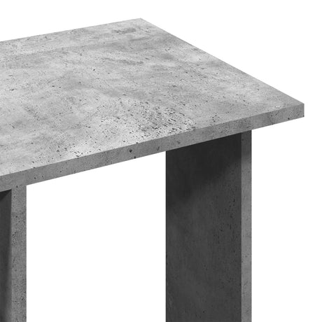 Kledingkast met wielen 102x38x110 cm bewerkt hout betongrijs - AllerleiShop