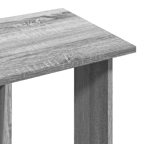 Kledingkast met wielen 102x38x110 cm hout grijs sonoma eiken - AllerleiShop