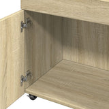 Drankkar 50x41x89 cm bewerkt hout sonoma eikenkleurig - AllerleiShop