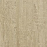 Drankkar 50x41x89 cm bewerkt hout sonoma eikenkleurig - AllerleiShop