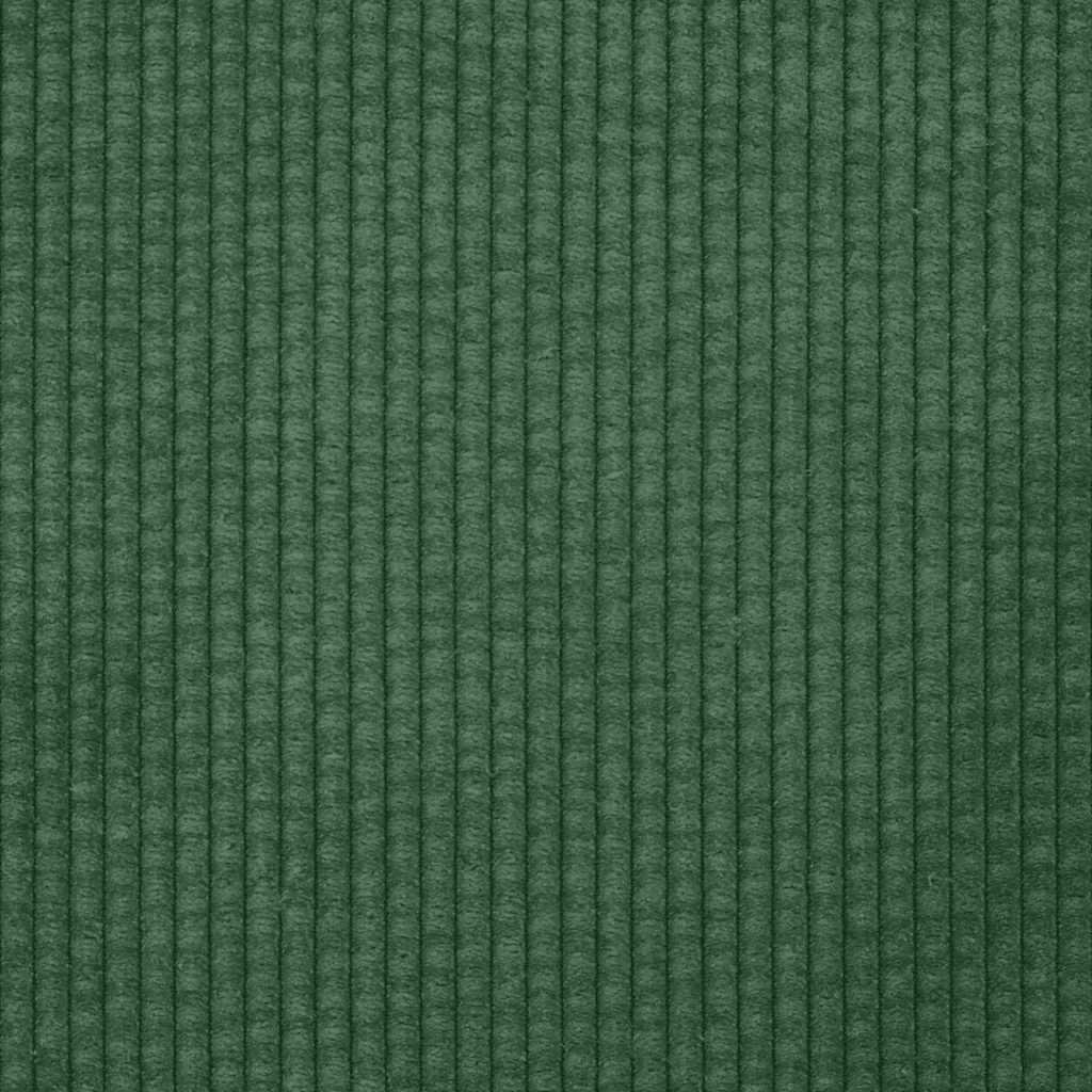 Chaise longue met kussen corduroy stof jungle groen