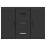 Dressoir 90,5x29,5x65 cm bewerkt hout zwart - AllerleiShop