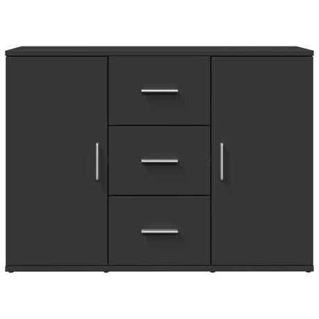 Dressoir 90,5x29,5x65 cm bewerkt hout zwart - AllerleiShop