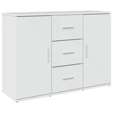 Dressoir 90,5x29,5x65 cm bewerkt hout hoogglans wit - AllerleiShop