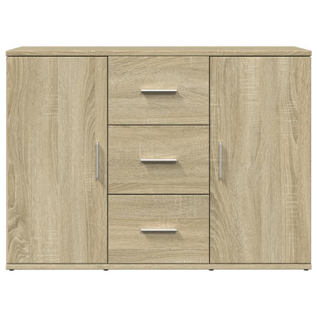 Dressoir 90,5x29,5x65 cm bewerkt hout sonoma eikenkleurig - AllerleiShop