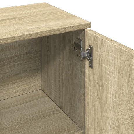 Dressoir 90,5x29,5x65 cm bewerkt hout sonoma eikenkleurig - AllerleiShop