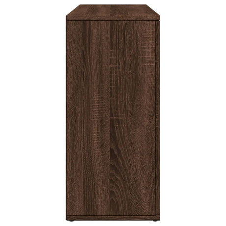 Dressoir 90,5x29,5x65 cm bewerkt hout bruin eikenkleurig - AllerleiShop