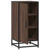 Dressoir 35,5x35x76 cm bewerkt hout en metaal bruin eikenkleur - AllerleiShop