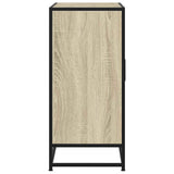 Dressoir 68x35x76 cm bewerkt hout en metaal sonoma eikenkleur - AllerleiShop