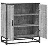 Dressoir 68x35x76 cm bewerkt hout en metaal grijs sonoma - AllerleiShop