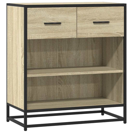 Dressoir 68x35x76 cm bewerkt hout sonoma eikenkleurig - AllerleiShop