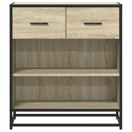 Dressoir 68x35x76 cm bewerkt hout sonoma eikenkleurig - AllerleiShop