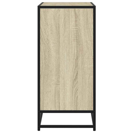 Dressoir 68x35x76 cm bewerkt hout sonoma eikenkleurig - AllerleiShop