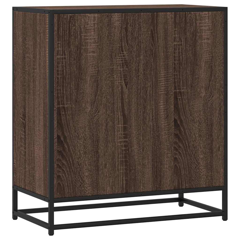 Dressoir 68x35x76 cm bewerkt hout bruin eikenkleur - AllerleiShop