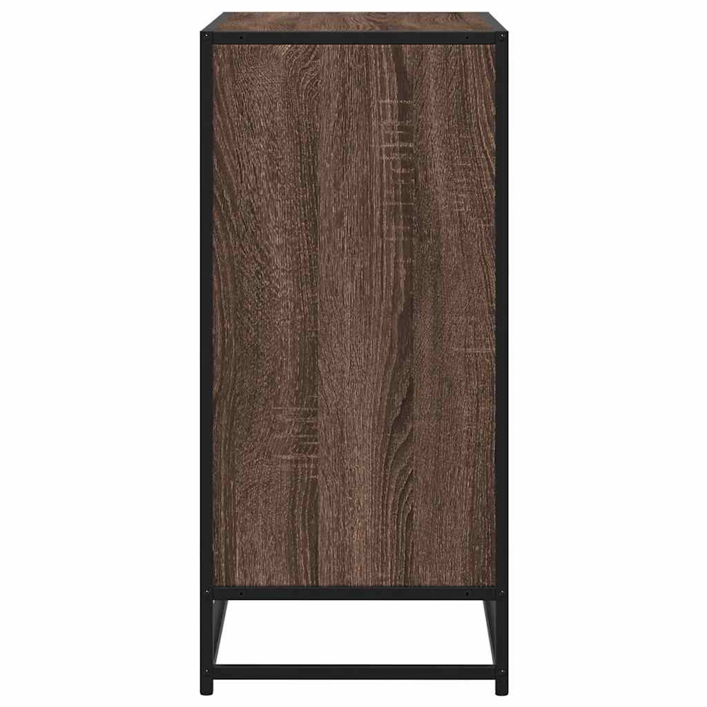 Dressoir 62x35x76 cm bewerkt hout bruin eikenkleur - AllerleiShop