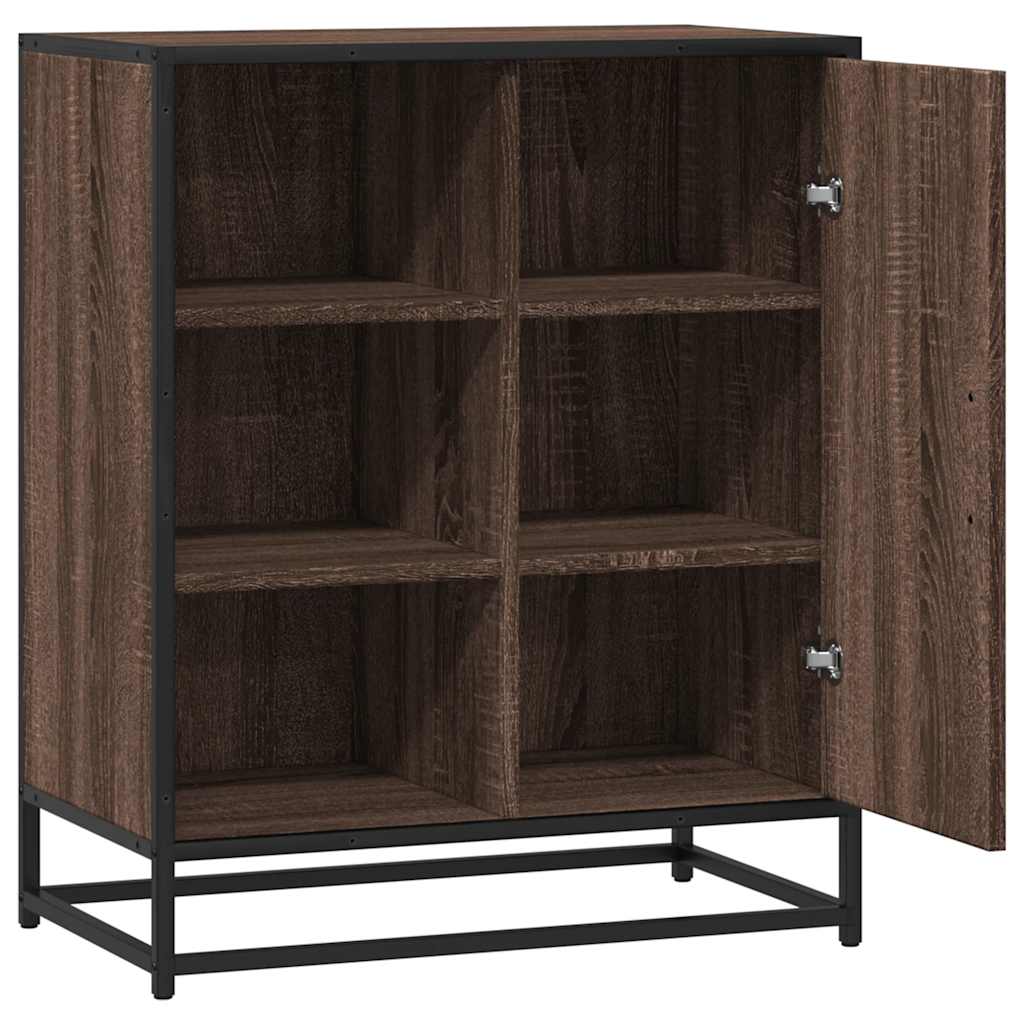 Dressoir 62x35x76 cm bewerkt hout bruin eikenkleur - AllerleiShop