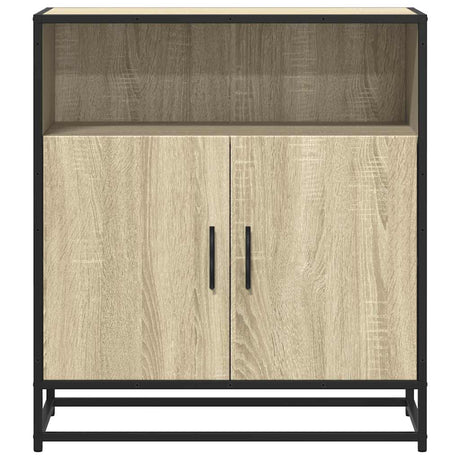 Dressoir 68x35x76 cm bewerkt hout sonoma eikenkleurig - AllerleiShop