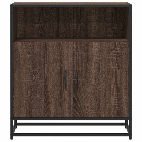 Dressoir 68x35x76 cm bewerkt hout bruin eikenkleur - AllerleiShop