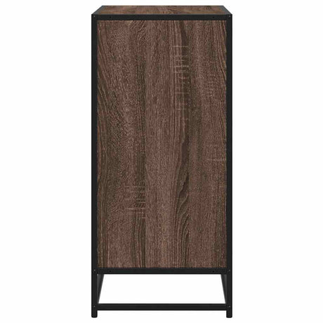 Dressoir 68x35x76 cm bewerkt hout bruin eikenkleur - AllerleiShop