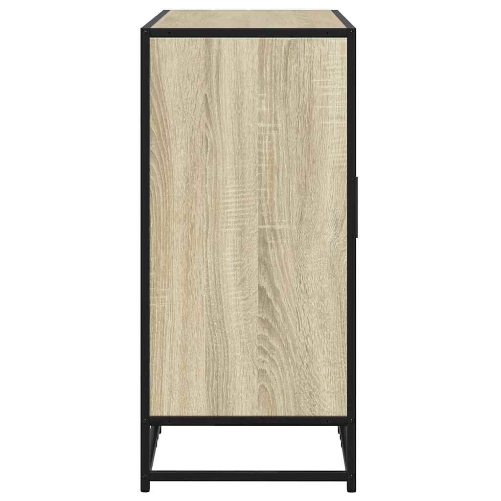 Dressoir 94x35x76 cm bewerkt hout sonoma eikenkleurig - AllerleiShop