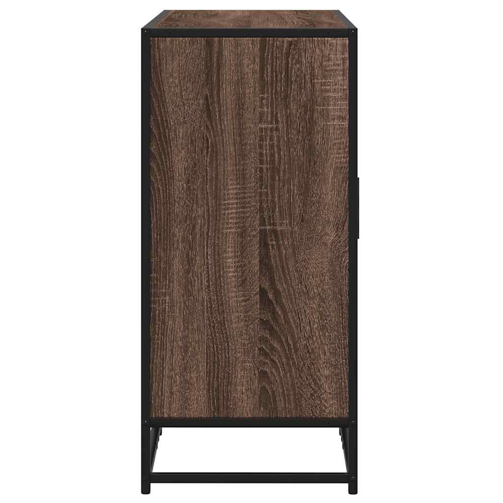 Dressoir 94x35x76 cm bewerkt hout bruin eikenkleur - AllerleiShop