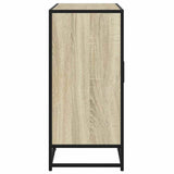 Dressoir 92x35x76 cm bewerkt hout sonoma eikenkleurig - AllerleiShop