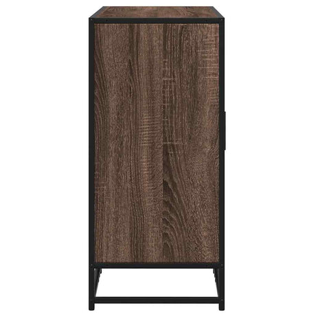 Dressoir 92x35x76 cm bewerkt hout bruin eikenkleurig - AllerleiShop