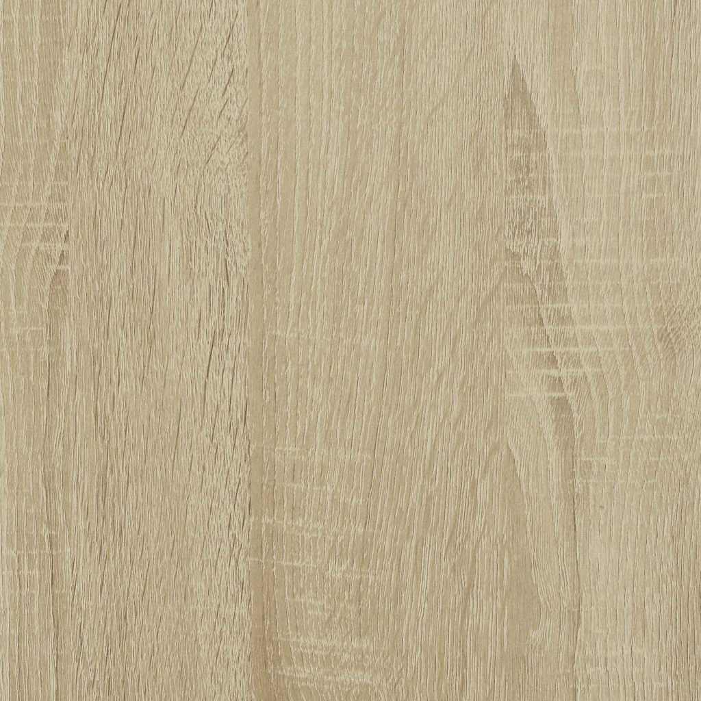 Hoge kast 68x35x139 cm bewerkt hout en metaal zwart - AllerleiShop