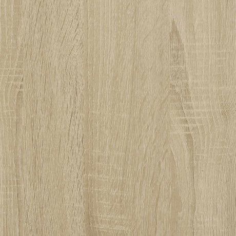 Hoge kast 35,5x35x139 cm bewerkt hout en metaal sonoma eiken - AllerleiShop