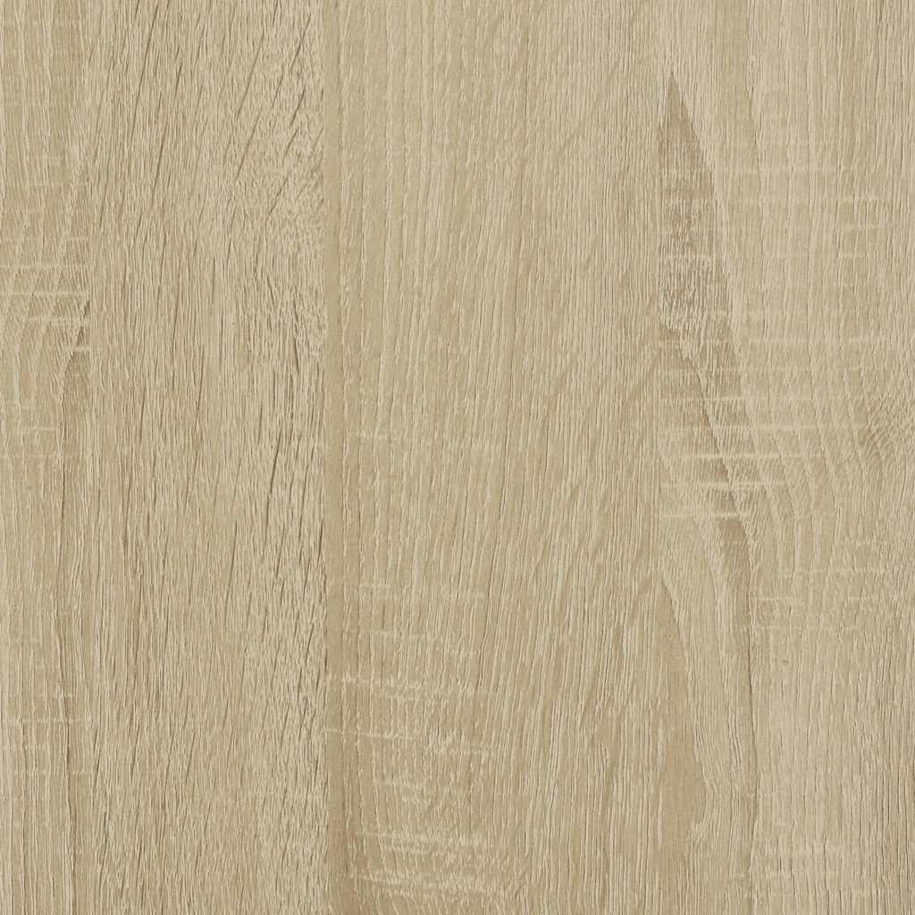 Hoge kast 68x35x106,5 cm bewerkt hout en metaal sonoma eiken - AllerleiShop