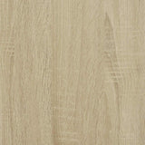 Ladekast 70x41x70 cm bewerkt hout sonoma eikenkleurig - AllerleiShop