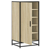 Schoenenrek 48x38x97,5 cm bewerkt hout sonoma eikenkleurig - AllerleiShop