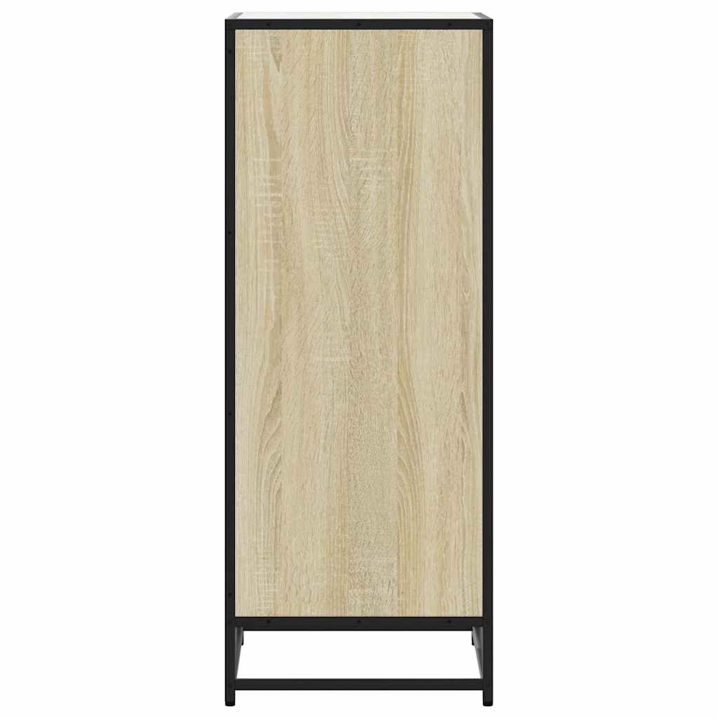 Schoenenrek 48x38x97,5 cm bewerkt hout sonoma eikenkleurig - AllerleiShop