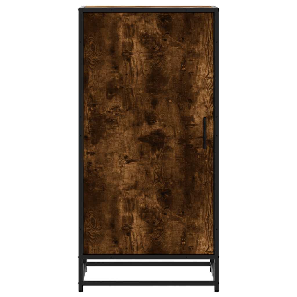 Schoenenrek 48x38x97,5 cm bewerkt hout gerookt eikenkleurig - AllerleiShop