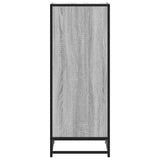 Schoenenrek 48x38x97,5 cm bewerkt hout grijs sonoma eikenkleur - AllerleiShop